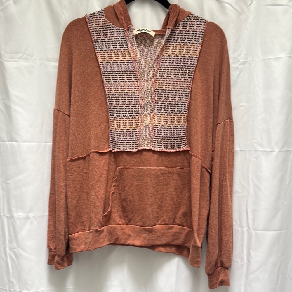 Women's Rust Hoodie Sweater